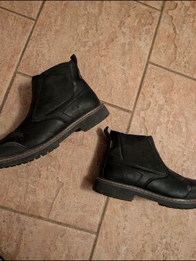 London Fog Waterproof Men's Black Boots